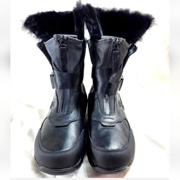 UGG Tahoe Waterproof Boots NEW! $225 Sz 9 Black DryTech 1107469 - Picture 6 of 12